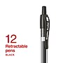 Staples ProGel™ Retractable Gel Pen, Fine Point, 0.7mm, Black Ink, Dozen (ST62095)~#|#~818E07C4-E600-474D-AFEBF014A67F7547_sc7