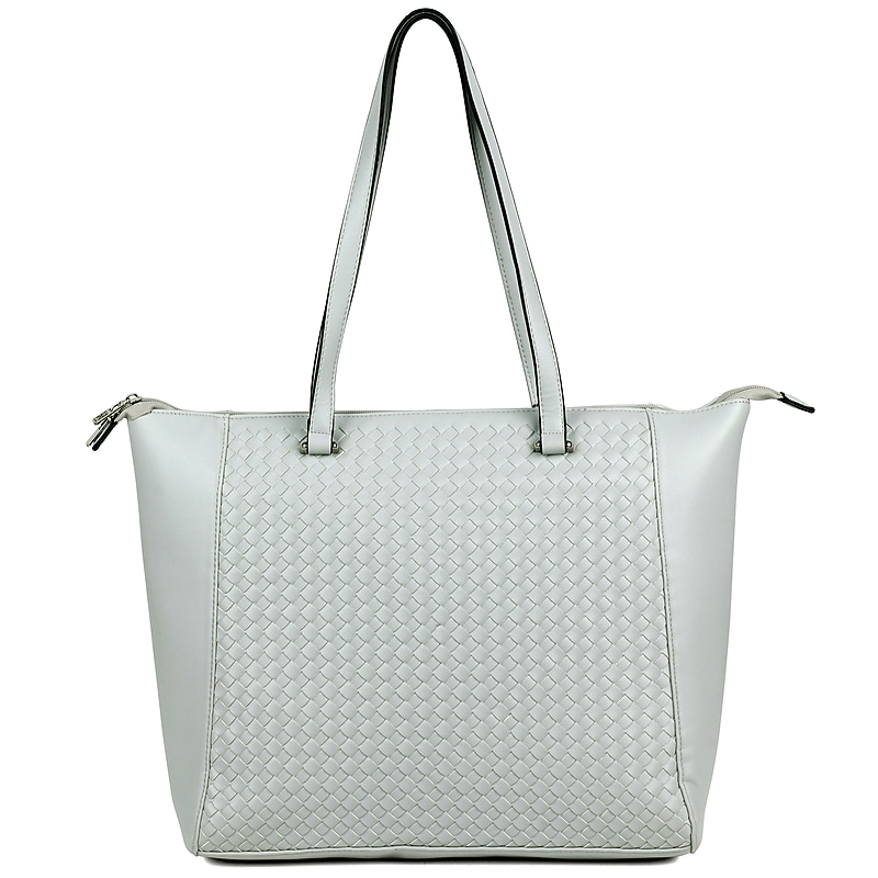Karla Hanson Tanya Faux Leather Tote Bag, White (24515802) image 1
