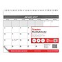 2027 Staples 11" x 8.5" Monthly Wall Calendar, White/Red/Gray (ST63591-27)~#|#~819A0FF5-34CC-452C-A3E4755B0847F64C_sc7