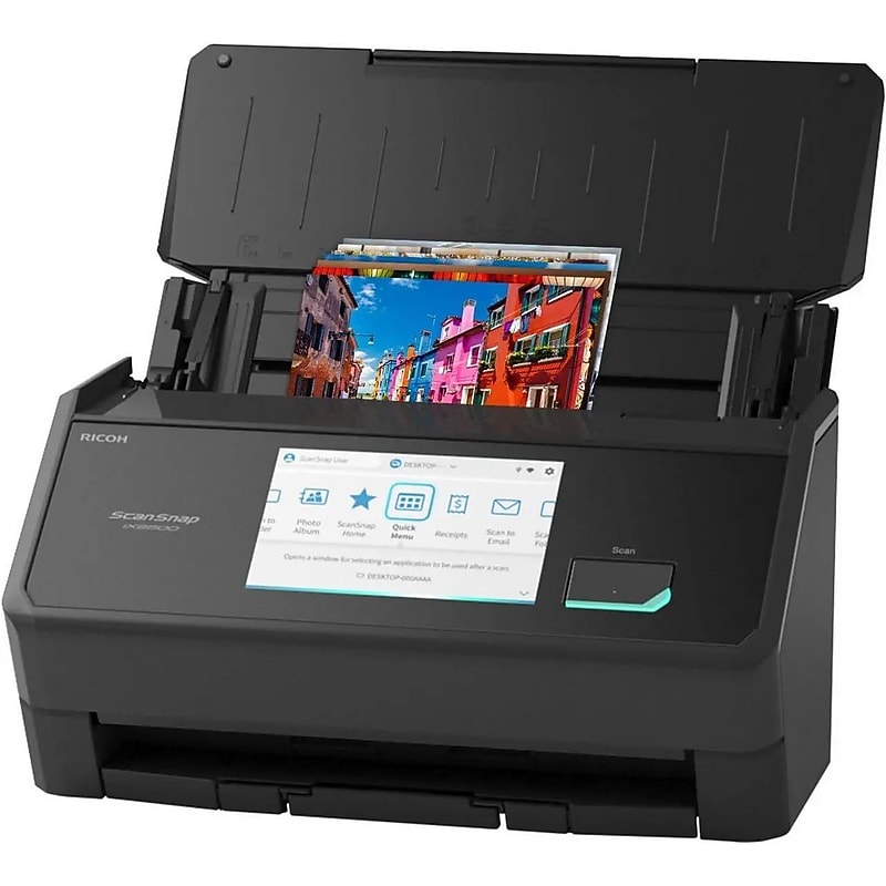 Ricoh ScanSnap iX2500 Wireless Duplex Photo Scanner, Black (CG01000 399204) image 1