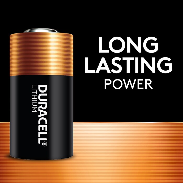 Duracell CR2 Lithium Battery, 2/Pack (DLCR2B2PK) | Staples