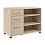 Bush Business Furniture Hustle Office Storage Cabinet with Wheels, Natural Elm (HUF140NE)~#|#~819E0172-BC86-4A11-884692327987057B_sc7