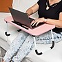 Mind Reader 13.75" x 23.5" MDF/Metal Lap Desk/Laptop Stand With Folding Legs, Pink (LBSTUDY-PNK)~#|#~81A0C7DA-6073-4C61-9C3FF5602DC2F71B_sc7
