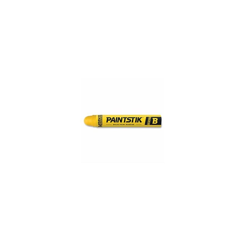 Markal Paintstik B Marker, White, 12/Box (434-80220) image 1