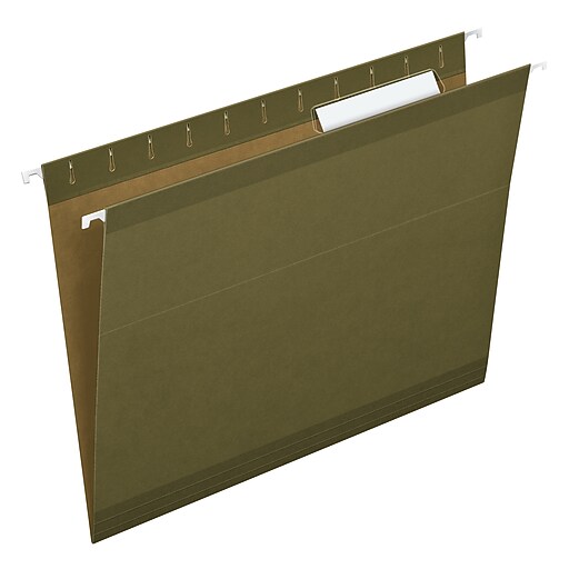 Pendaflex Hanging File Folders, 1/3Cut Tab, Letter Size, Standard