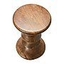 Storied Home Berns 12"Dia. Wooden Round End Table, Classic Walnut (EC0686)~#|#~81A8718C-B412-4B45-AC5F6D13EBDA4E74_sc7
