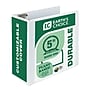 Samsill Earth's Choice Plant-Based Durable 5" View Binders, 3-Ring , Made in USA, White (18907)~#|#~81B15C9C-2ABB-491F-B3EB5A830A2F32EA_sc7