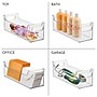 iDESIGN Medium Stackable Plastic Storage Bin, Clear (73430M2)~#|#~81B2CD55-F359-4BF7-8EC05837534702F5_sc7