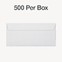 Staples Reveal-N-Seal Security Tinted #10 Double Window Envelopes, 4 1/8" x 9 1/2", White, 500/Box (1017264)~#|#~81B43865-ED7A-4EE3-8975E3706788790D_sc7