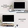 Anji Mountain Mango Wood Monitor Stand, Up to 32" Monitor, Natural (MS-FNG-MNG)~#|#~81BA1E34-D0E4-488D-9D028859086BBE75_sc7