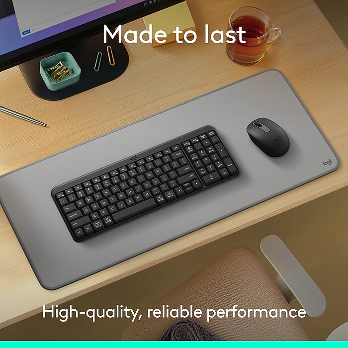 Logitech MK250 Wireless Ergonomic Keyboard and Optical Mouse Combo
