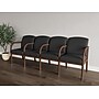 Lesro Weston 4-Seat Tandem Seating, Open House Graphite/Riftwood Walnut  (WS4103.WRW-01OHGP)~#|#~81BC204B-218F-46C8-BBA3E78098B6372B_sc7