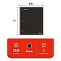 STAPLES Accel Durable Poly Cover Notebook, 8.5” x 11”, College Ruled~#|#~81BD042B-E490-4F77-B95DC1BFD43F0A3E_sc7