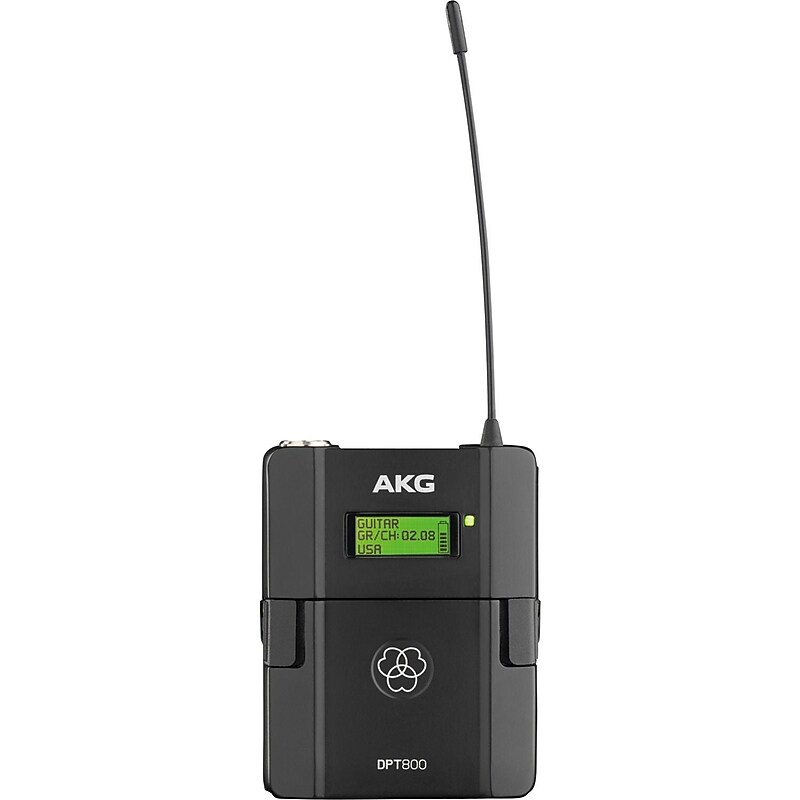 AKG Reference Digital Wireless Microphone Transmitter, Black (3382H00100) image 1