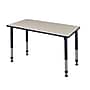 Regency Rectangular Activity Table, 42" x 30", Height Adjustable, Maple (MT4230PLAPBK)~#|#~81BF3C04-6A81-46C0-83618418B4EE8ACF_sc7