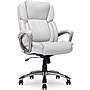 Serta Garret Ergonomic Bonded Leather Swivel Executive Chair, White (43520G)~#|#~81C3A65D-6713-4FB3-8AFE7FAE525D007F_sc7