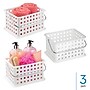 iDESIGN Plastic Basket with Handles, 3/Set (27746M3)~#|#~81C3D693-7B32-42DF-83174EB6F42870AE_sc7