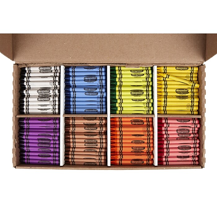 Wcs2023 赤　40枚 Crayola Classpack Crayons, 800/Box (52-8008) | Staples