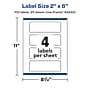 Avery Rectangle Laser/Inkjet Multipurpose Labels, 2" x 6", White, 100 Labels/Pack (94242)~#|#~81C632B1-A9C1-4F07-93A364D0BE8AE573_sc7