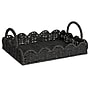 Household Essentials Woven Storage Wicker Basket with Handles, Black (HE1197)~#|#~81CB8648-4128-47C1-A4AD829AEBA35488_sc7