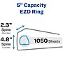 Avery Heavy Duty 5" 3-Ring View Binders, D-Ring, Purple (79816)~#|#~81CF5BE7-AB6F-4276-BB34EC8E79A8C345_sc7