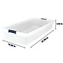 Home Logic 52 Quart Latch Lid Storage Bin, Clear, 4/Case (7104)~#|#~81D0BB6A-A5D9-4BF5-A1BFDC7C7C413ACD_sc7