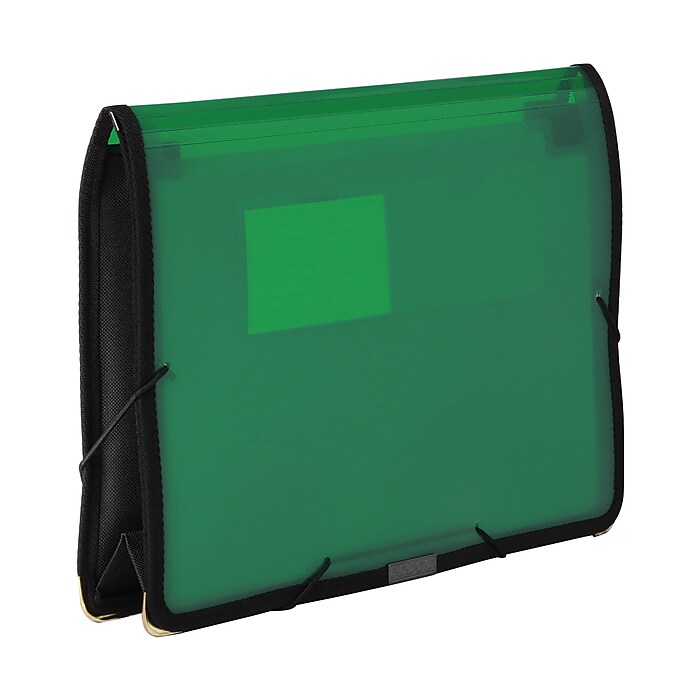 BRIEFING LANCE2 MOS GREEN USA製 w/PAD Pendaflex Expanding Wallet with Elastic Closure, Letter Size