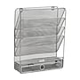 Mind Reader 7-Compartment Metal Desk Shelf, Silver (MAGROUND-SIL)~#|#~81DA31D7-EF31-41D5-A56B8C7C26D74258_sc7
