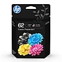 HP 62 Black/Tri-Color Standard Yield Ink Cartridge, 2/Pack (N9H64FN#140)~#|#~81DAF0FC-0537-4386-86AFFC495599AB5B_sc7