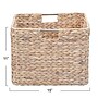 Household Essentials Woven Storage Wicker Basket with Handles, White (ML-6952)~#|#~81DBC824-5B57-47C7-AC212EC620ADF567_sc7