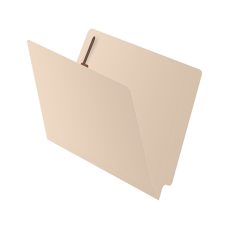 Medical Arts Press Reinforced End Tab File Folder, Straight Cut, Letter-Size, Manila, 50/Box (S-01323) image 1