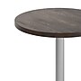 Flash Furniture Bennett 30" Round Wooden Commercial Indoor Table, Dark Brown Top/Silver Base (GSFRD30DBT2222S)~#|#~81E53258-3485-48BE-911994E646A4780C_sc7