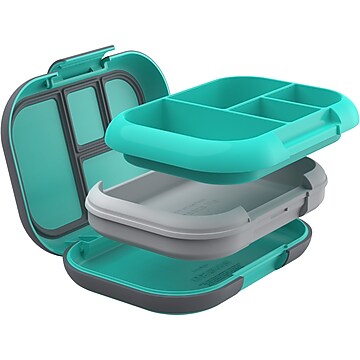 bentgo Kids Chill Lunch Box, Electric Aqua (BGOCHL-EA)