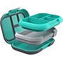 bentgo Chill Kids Bento Box,  4-Compartment, Electric Aqua (BGOCHL-EA)~#|#~81E980ED-6581-4C3C-B889D23C3E1FCA57_sc7