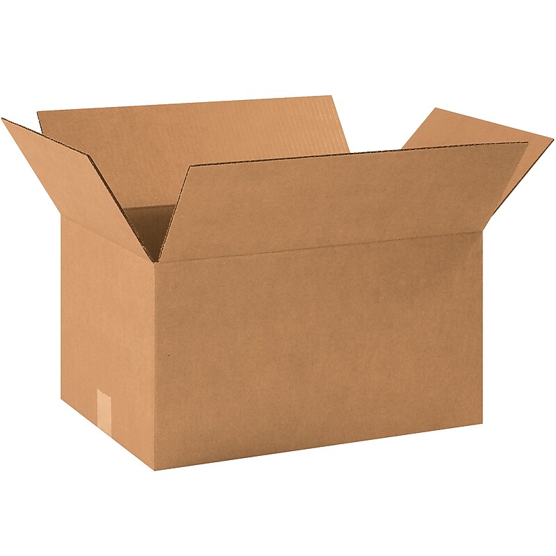 18.5" x 12.5" x 10" Shipping Boxes, 32 ECT, 20/Bundle (181210R) image 1