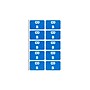 Smead® Alpha-Z Color-Coded Second Letter "B" Labels, 10 Labels Per Sheet, Dark Blue, 1"H x 1 5/8"W, 100 Labels/Pk~#|#~81ED4CE8-AFEF-4CF9-B257EC22E0D38B03_sc7