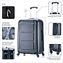InUSA Pilot 28" Hardside Suitcase, 4-Wheeled Spinner, TSA Checkpoint Friendly, Black (IUPIL00L-COA)~#|#~81EEDE08-E2B3-48C1-895871F98A32A4DC_sc7
