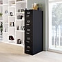 Staples 5-Drawer Vertical File Cabinet, Letter Size, Lockable, 61.38"H x 15"W x 26.5"D, Black (59589/25432)~#|#~81F113B4-3A57-4CD7-BCC0C9B19C082613_sc7