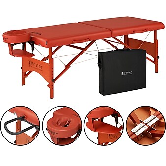 Master Massage Fairlane Sport Size Portable Massage Table, 25 Inch Cinnamon Color