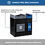 Commercial Zone Avante Series Polyethylene Dual-Stream Trash and Recycling Center, 85 Gallon, Black (787203MSA)~#|#~81F46743-B152-4901-9648A6EE7F4B416D_sc7