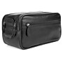 DOPP First Class Seasoned Traveler 10.25" Leather Toiletry Bag, Water Resistant, Black (06947D.BK)~#|#~81F46C0D-F8E6-4F76-9903887FDD4EA7E8_sc7