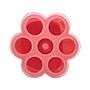 gia'sKITCHEN Silicone 7-Cavity Egg Bites Mold with Lid, Red (DTM21572)~#|#~81F6C9A6-5B7B-477F-8D71A208983C47E5_sc7