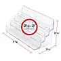 Deflecto 8-Compartment Business Card Desktop Holder, 400-Card Capacity, Clear (70801)~#|#~81FA756D-314E-4E0B-A2BF9ACABF0A01C5_sc7