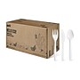 Perk™ Eco Compostable PLA Assorted Cutlery, Medium-Weight, White, 360/Pack (PK56205)~#|#~81FB0C4F-826D-4061-83CBBCBBDBC99D90_sc7