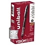 uni-ball Vision Elite Rollerball Pens, Micro Point, 0.5mm, Black Ink, Dozen (69000)~#|#~81FD124E-5E92-43A5-84F3ECBE86840107_sc7