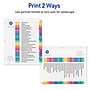 Avery Ready Index Table of Contents Pre-Printed Paper Divider, A-Z Tabs , Multicolor, 6 Sets (11832)~#|#~81FFFDA2-C7E7-4A96-96754C87EA74D248_sc7