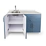Viva Comfort 36.32'' H x 48" L Medical Cabinet with Left Sink, 4-Doors, 2-Drawers, Blueberry (902BASE48LSBL)~#|#~8202EE27-662C-4C9E-8269D94EC3E0425D_sc7