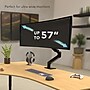 Mount-It! Adjustable Single Monitor Desk Mount with Gas Spring Arm, 13" to 57", 55 lbs. Capacity, Black (MI-4891)~#|#~82035214-0409-45AC-929B0742A4F3B923_sc7