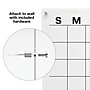 Excello Brands Acrylic Dry-Erase Calendar Whiteboard, 20" x 30", Black Print (ACRYLBRD-CAL20X30-BLK)~#|#~82036CA1-EB6A-4211-B177649C14C06E13_sc7