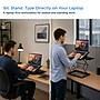 Uncaged Ergonomics CD4 16.25" x 12.25" Adjustable Standing Desk Converter for Laptops, Black (CD4-B)~#|#~82062AA3-4984-413A-8BE671FAF24FC498_sc7